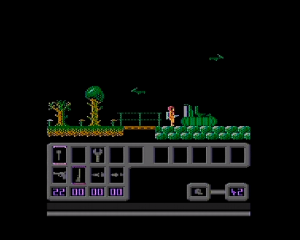 Hra Jurský Park II grabovaná priamo z Atari.