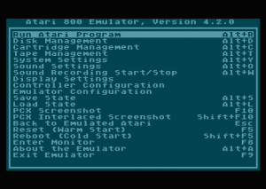 Atari 800 emulátor pre počítače Atari Falcon + CT60 + FireBee