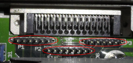 Interný SCSI konektor v C-LAB Falcon MK II